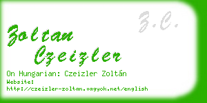 zoltan czeizler business card